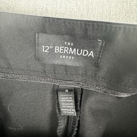 WHITE HOUSE BLACK MARKET Women’s 12” Black Bermuda Shorts~~Size 8 NWOT - Picture 4 of 12